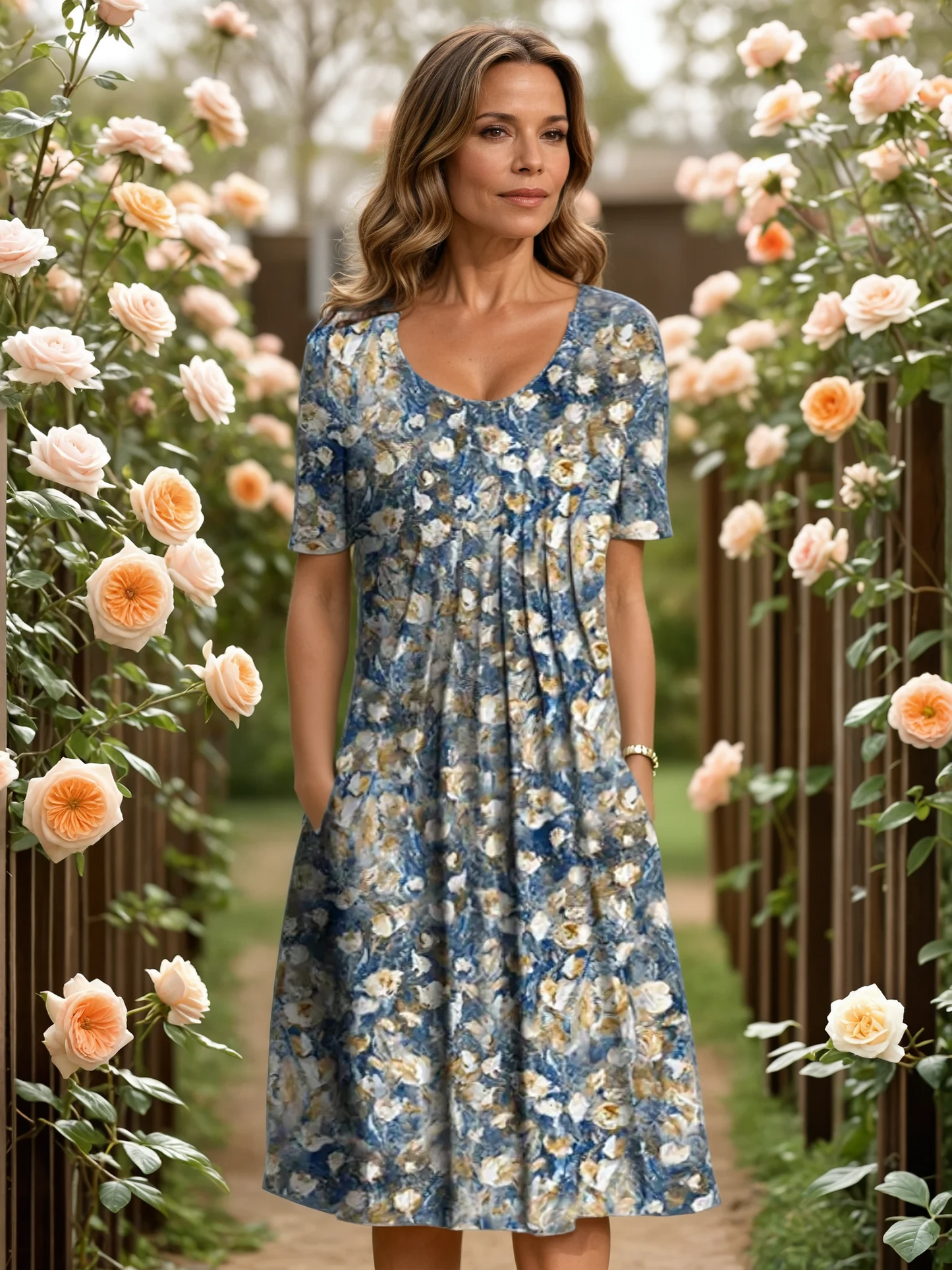 MARGA | Robe élégante avec couverture du ventre