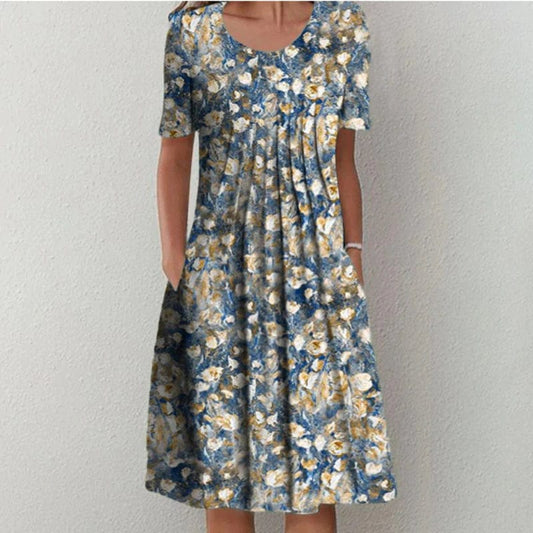 Romy | Robe Fleurie Texturée