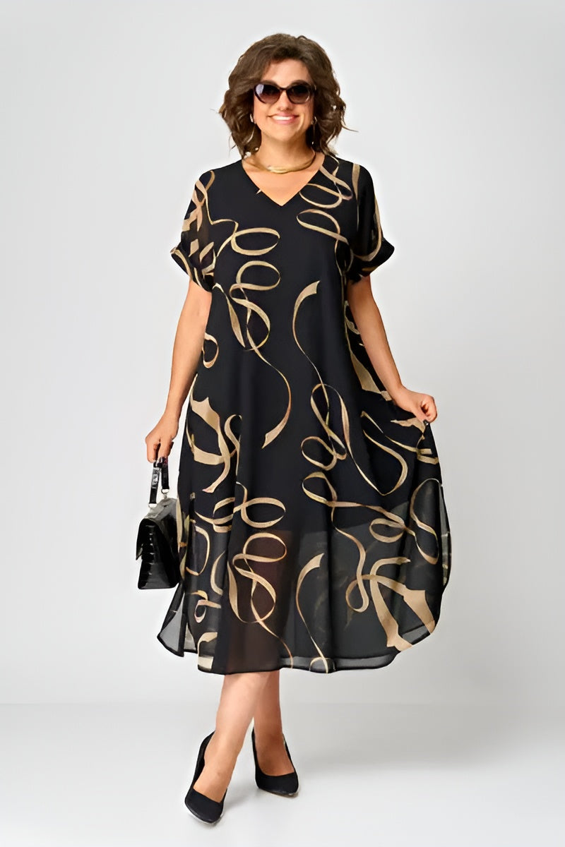 Nyree™ | Élégante Robe Midi Confortable