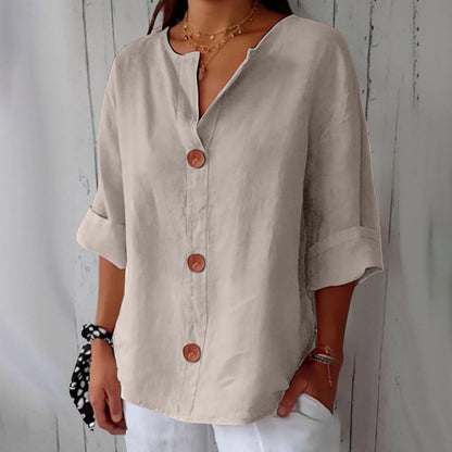RACHEL | Blouse en Lin Décontractée
