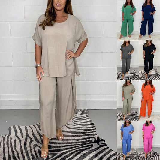 MONIQUE | Ensemble de 2 pièces flottant avec pantalon à manches longues