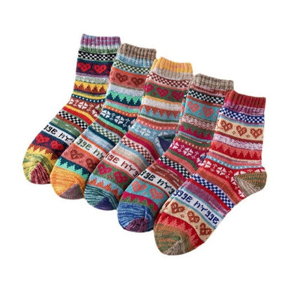 SIMONE | Chaussettes d'Hiver Thermo - Pack de 5