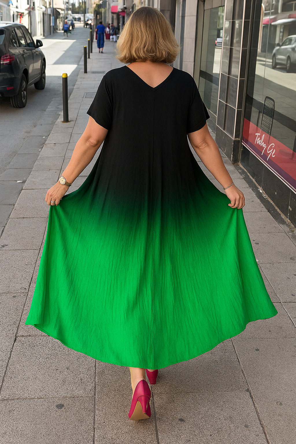 AMÉLIE | Robe Élégante – Effet Ventre Plat