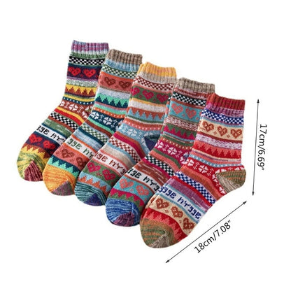 SIMONE | Chaussettes d'Hiver Thermo - Pack de 5