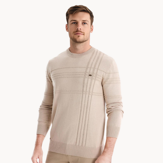THOMAS| Pull à carreaux pour hommes