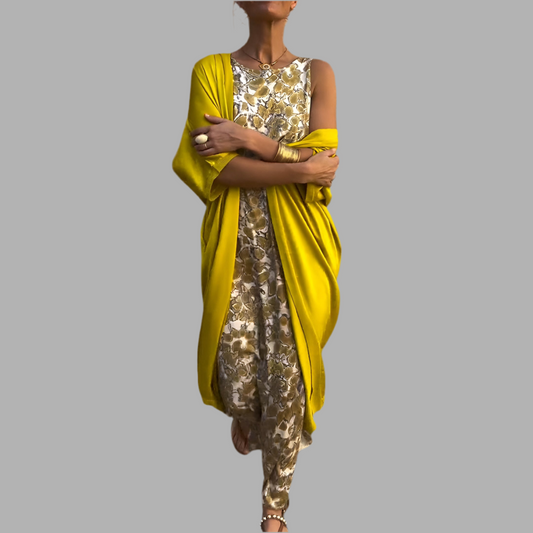 Mel™ | Élégante Robe avec Gilet