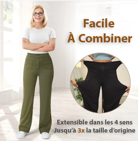 Camille | Pantalon stretch confortable avec poches