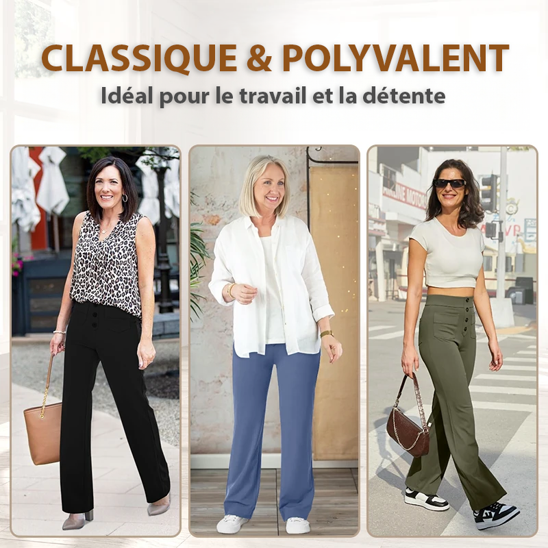 Camille | Pantalon stretch confortable avec poches