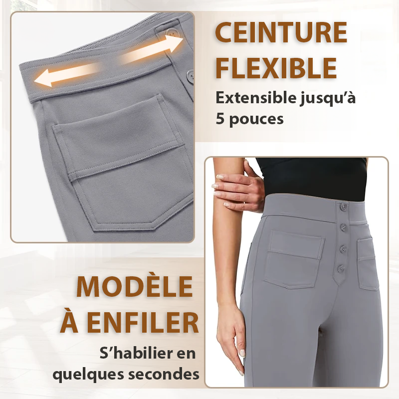 Camille | Pantalon stretch confortable avec poches