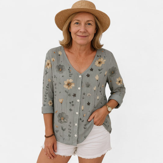 ALICE | Loose-Fit Floral Top
