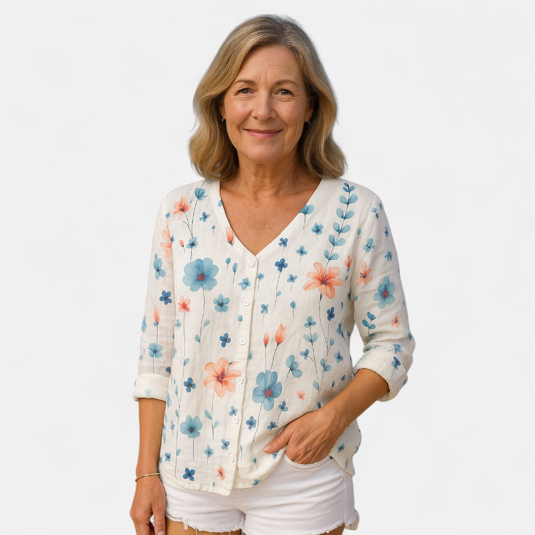 ALICE | Loose-Fit Floral Top