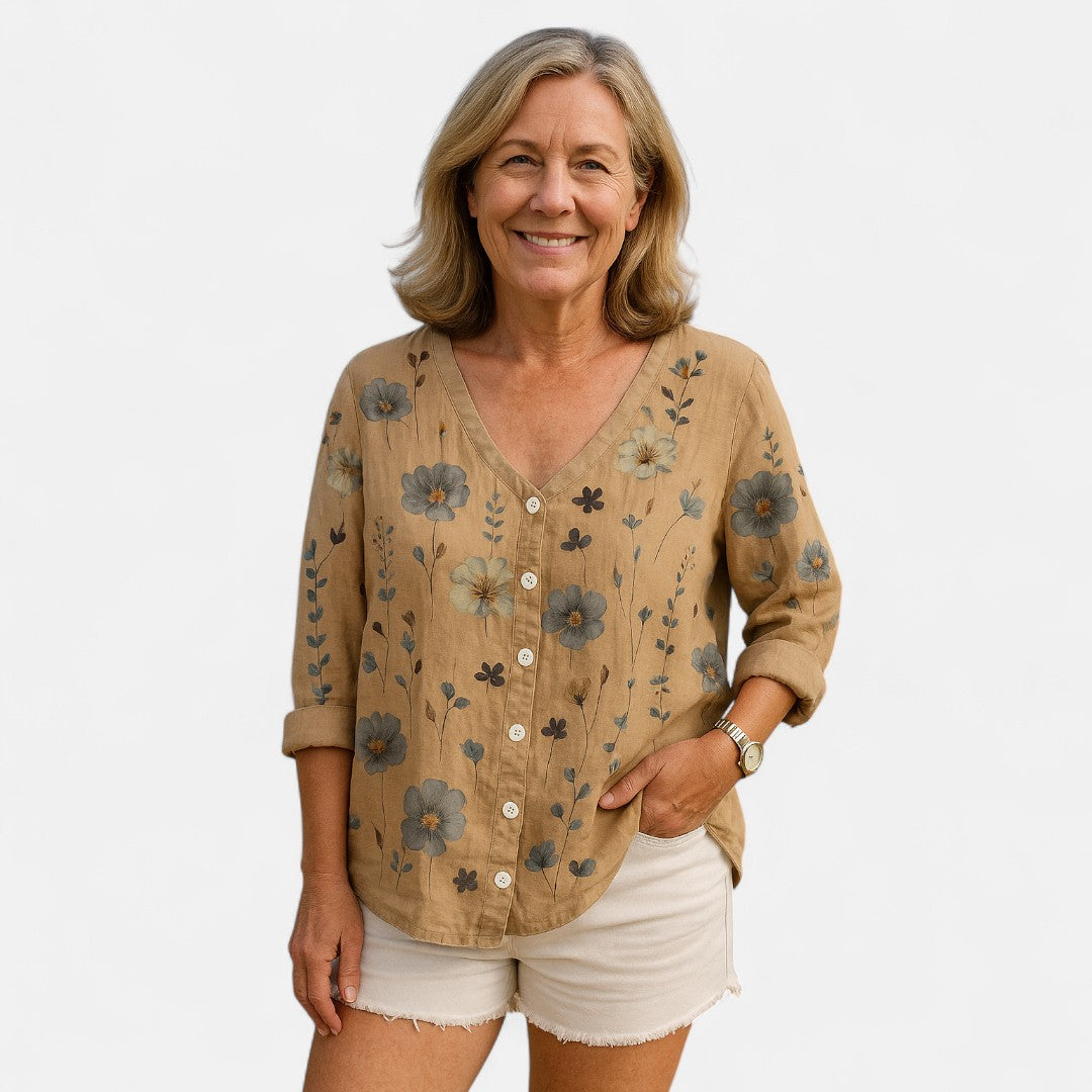 ALICE | Loose-Fit Floral Top