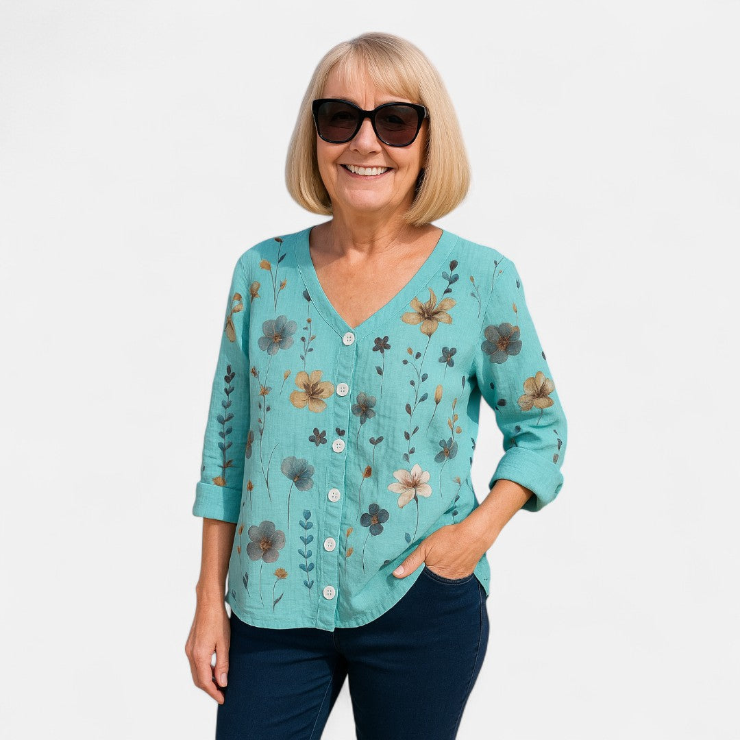 ALICE | Loose-Fit Floral Top