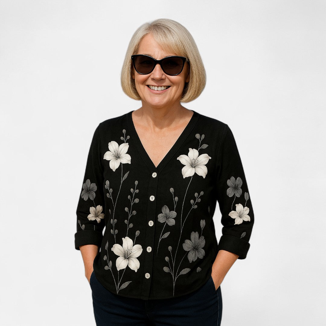 ALICE | Loose-Fit Floral Top