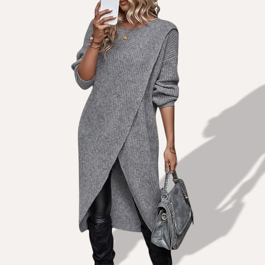 GRACE | Robe en tricot pull couvrant le ventre