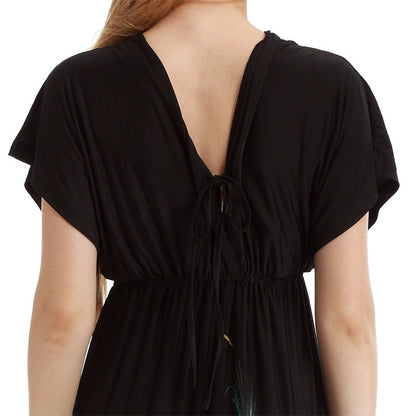 ELLA | Robe longue papillon flatteuse pour le ventre