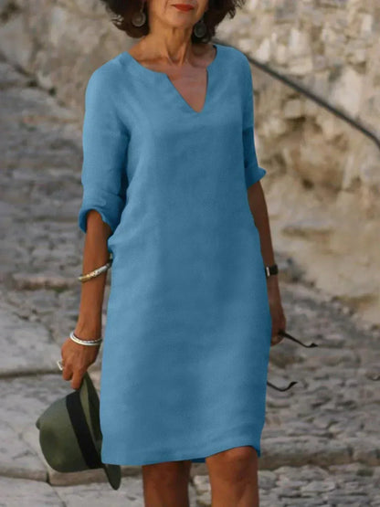 Emma | Élégante robe en tissu fait main