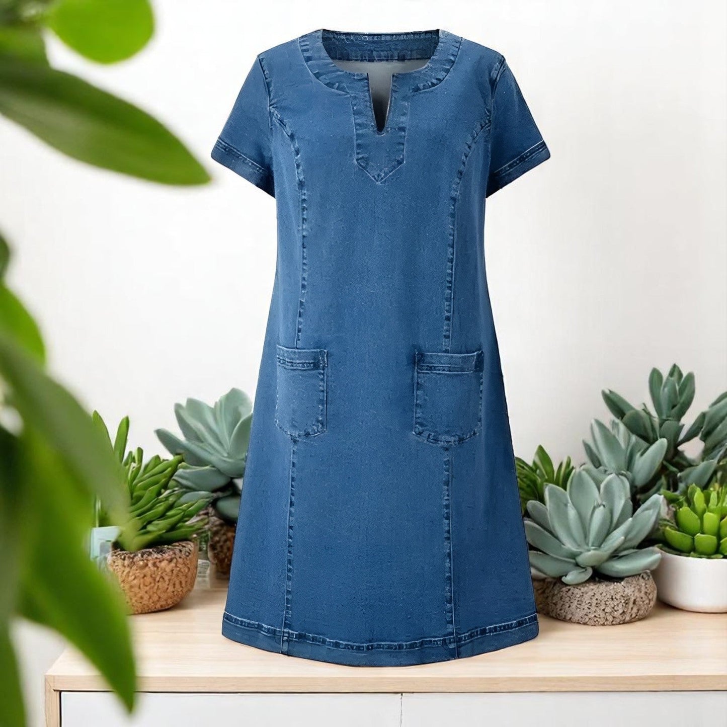 LEA | Robe en denim doux