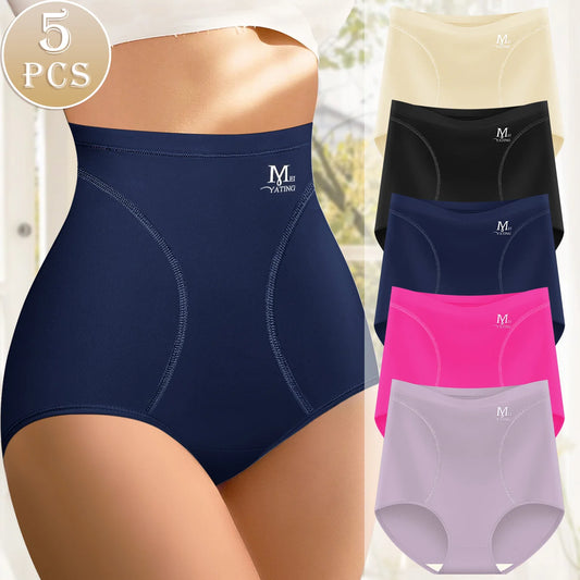 MIRYAM | Lot de 5 culottes haute taille gainantes