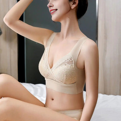 ESTELLE | Soutien-gorge en dentelle extra-élastique sans fil 2+1 GRATUIT