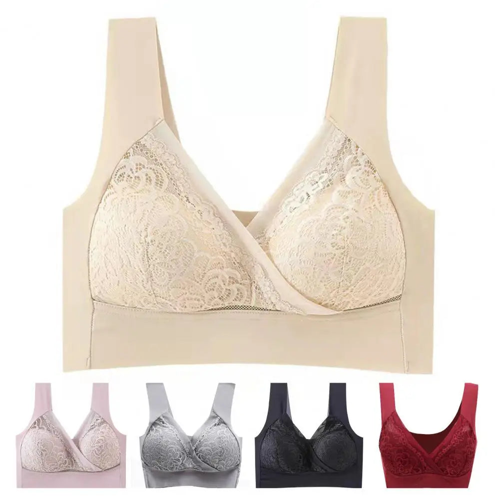 ESTELLE | Soutien-gorge en dentelle extra-élastique sans fil 2+1 GRATUIT