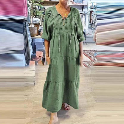 LINE™ | Robe mi-longue fluide