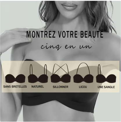 SONIA | Soutien-gorge bandeau antidérapant et convertible 1+1 GRATUIT