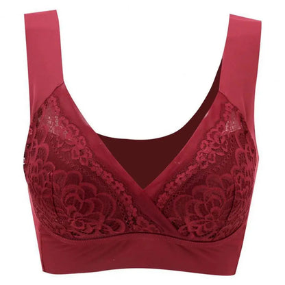 ESTELLE | Soutien-gorge en dentelle extra-élastique sans fil 2+1 GRATUIT