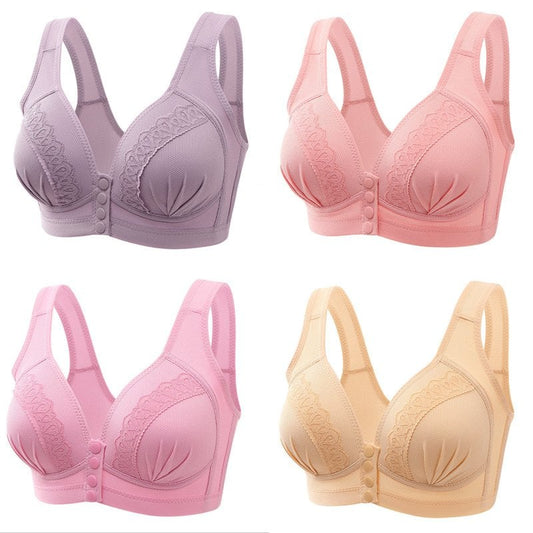 ANNIE | Soutien-gorge en coton respirant boutonné à l'avant ✨ACHETEZ-EN 1 GRATUITEMENT 1