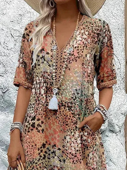Isabeau | Robe Midi Imprimée
