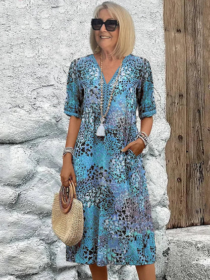 Isabeau | Robe Midi Imprimée