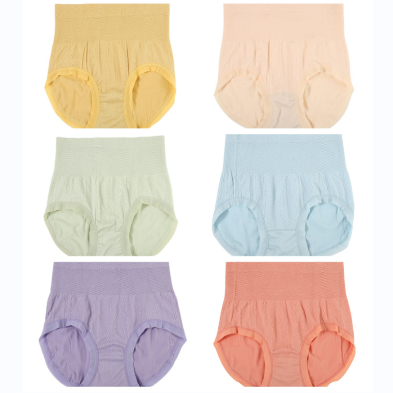 JENNY | Lot de 6 culottes gainantes taille haute – maintien et correction du ventre