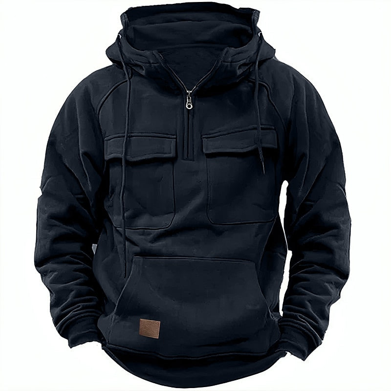 PIERRE | HOODIE D'HIVER CONFORTABLE AVEC FERMETURE ÉCLAIR